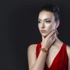 Elizé® Infinite Grace Collection - Swarovski® Crystal Jewelry Set - Passion Red and Gold