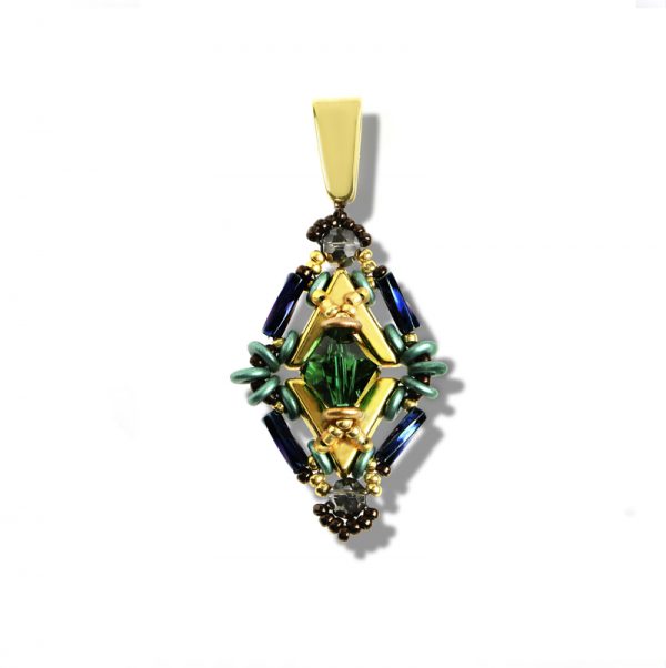 Elizé® Amour et Promesse Collection - Swarovski® Crystal Date Night Pendant - Poised Emerald