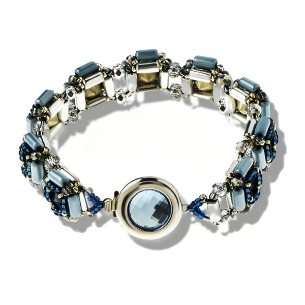 Elizé® Crystals Magic Collection - Preciosa® Crystal LaLuna Bracelet - Luminous Indicolite