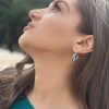 Elizé® Pretty Little Things Collection - Swarovski® Crystal Aqua Earrings