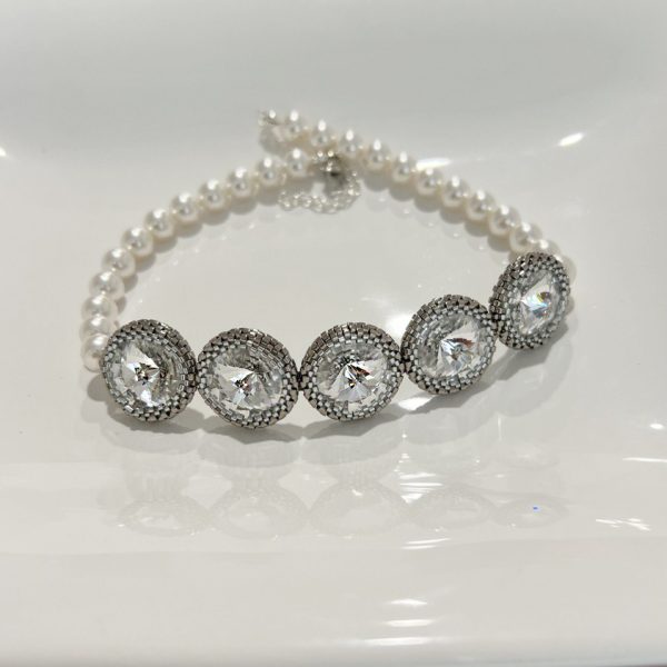 Elizé® Royal Beauty Collection - Swarovski® Crystal Millenia Necklace - Crystal Clear